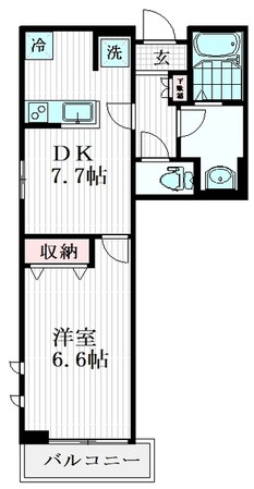 グランドゥールの物件間取画像